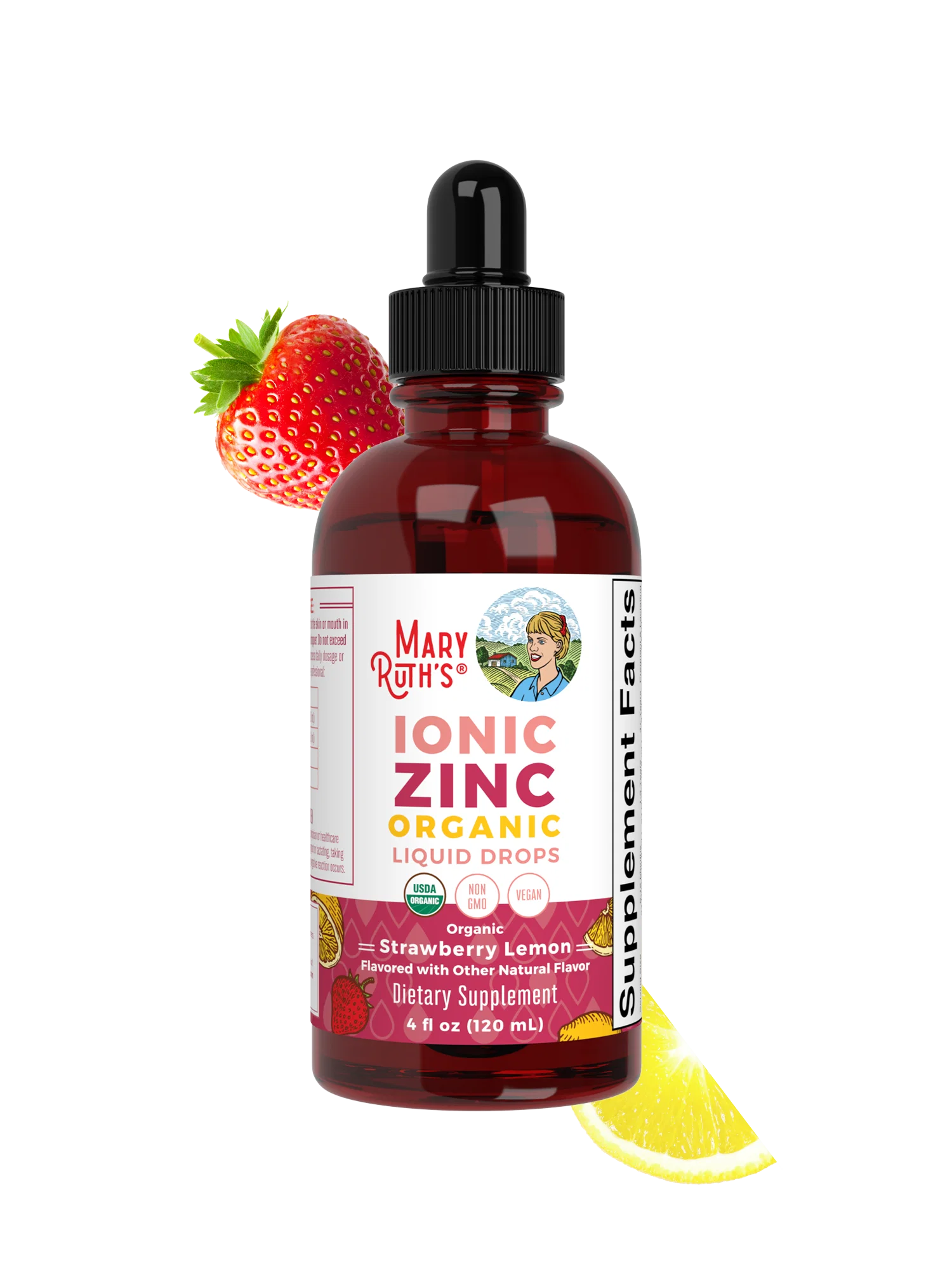 MaryRuth's, Organic Ionic Zinc Liquid Drops, Unflavored, 4 fl oz (120 ml) — MaryRuth's
