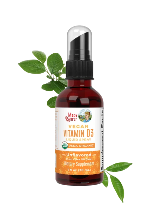 MaryRuth's, Vegan Vitamin D3 Liquid Spray, Unflavored, 1 fl oz (30 ml) — MaryRuth's