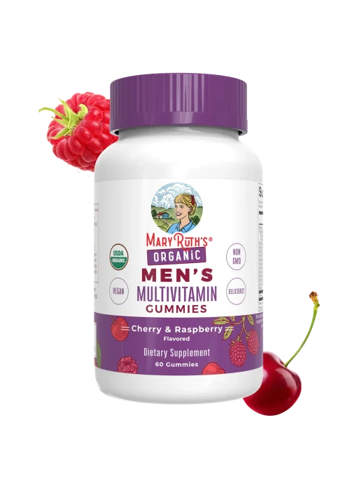 MaryRuth's, Men's Multivitamin Gummies, Papaya Orange, 60 Gummies — MaryRuth's