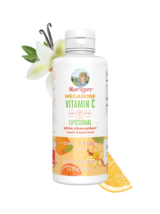 MaryRuth's, Megadose Vitamin C Liposomal, Citrus + Vanilla, 7.6 fl oz (225 ml) — MaryRuth's