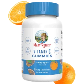 MaryRuth's, Vitamin C Gummies, Ages 2+, Orange , 60 Gummies (125 mg per Gummy)