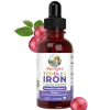 MaryRuth's, Toddler Iron Organic Liquid Drops, 1-3 Years, Grape, 3.5 mg, 2 fl oz (60 ml) — MaryRuth's