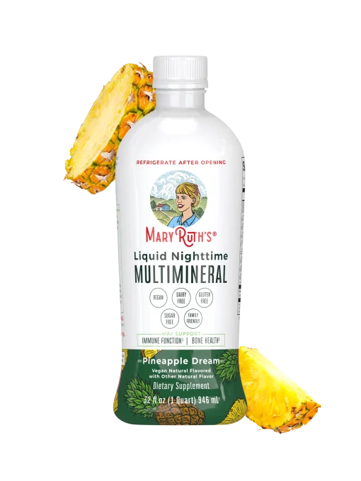 MaryRuth's, Liquid Nighttime Multimineral, Pineapple Dream, 32 fl oz (946 ml) — MaryRuth's