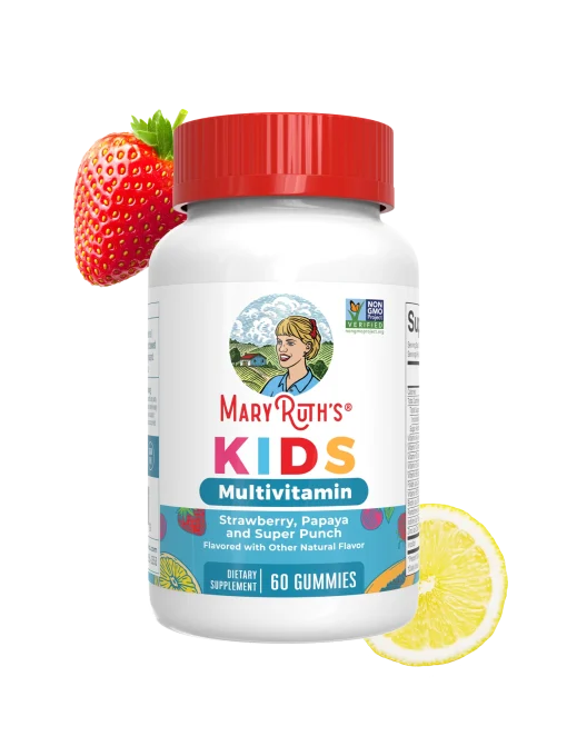 MaryRuth's, Kids Multivitamin Gummies, Strawberry, Papaya and Super Punch, 60 Gummies — MaryRuth's